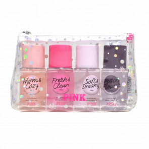 Набор парфюмированных спреев Victoria`s Secret Pink Gift Set 4 Body Mist Spray, 4 шт. в наборе